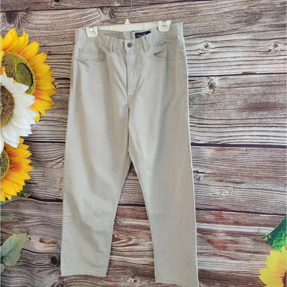 Eddie Bauer Mens Pants light tan